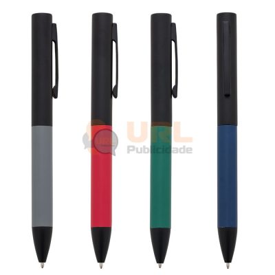 Brinde personalizado caneta de metal 123 URL PUBLICIDADE