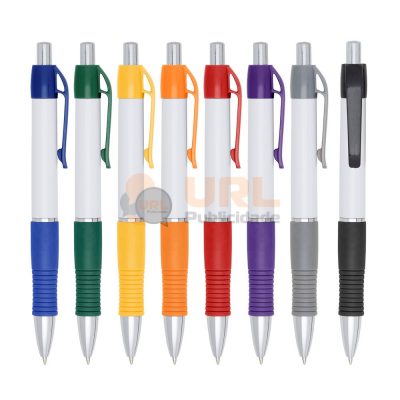 Brinde personalizado caneta plástica 01C URL PUBLICIDADE
