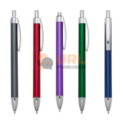 Brinde personalizado caneta plástica 26 URL PUBLICIDADE