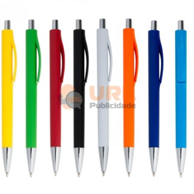 Brinde personalizado caneta plástica 29 URL PUBLICIDADE